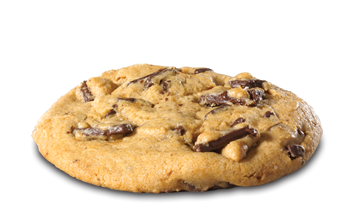 Here's a picture of a chocolate chip cookie!
