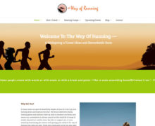 The Way of Running - Website preview