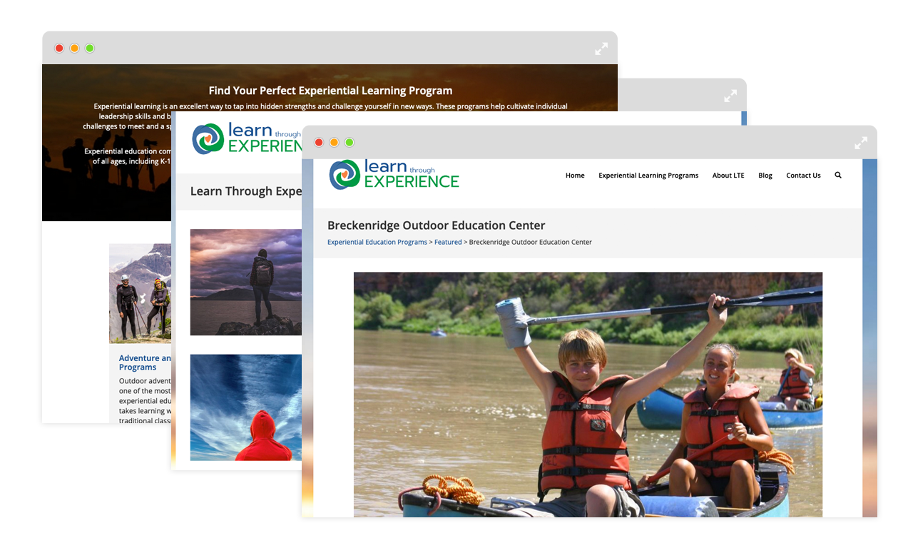 Learn Through Experience Pages