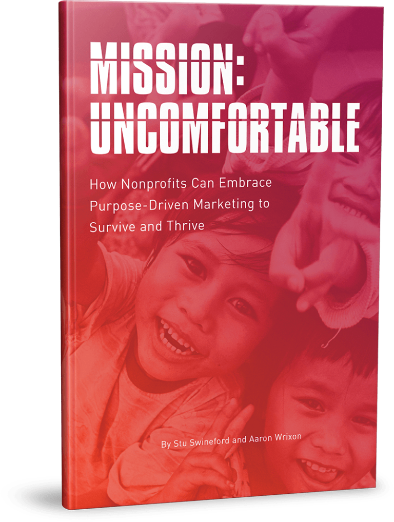 Relish Studio's Mission Uncomfortable book for nonprofits.